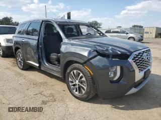 2020 Hyundai Palisade SEL with VIN KM8R2DHE5LU043640, listed as a Copart auction lot 70135903 with 45,849 mi miles and . Bid and sale history available at DreamBid. Image 4.
