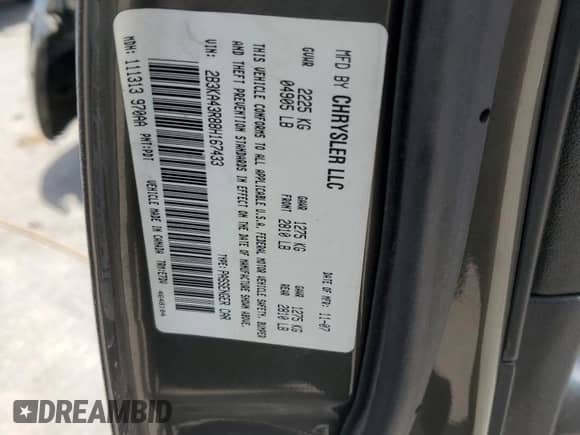 2008 Dodge Charger с VIN 2B3KA43R88H167433, выставлен на аукционе Copart как лот 65660564 с пробегом 201 039 миль миль и Чистый • Clean title. История ставок и продаж доступна на DreamBid. Изображение 12.