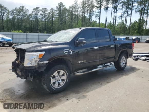 ✅ 2017 Nissan Titan SV • VIN: 1N6AA1EJ2HN542141 • Lot: 56014025. Listed on Copart with 100,696 mi. Free auction sales archive from the USA and detailed vehicle history report at DreamBid. Image 1.