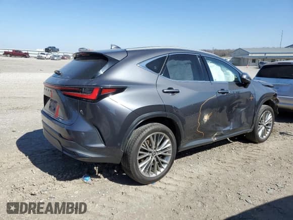 ✅ 2022 Lexus NX 350h Luxury • VIN: JTJHKCEZ2N5000126 • Lot: 47527264. Listed on Copart with Not provided. Free auction sales archive from the USA and detailed vehicle history report at DreamBid. Image 3.