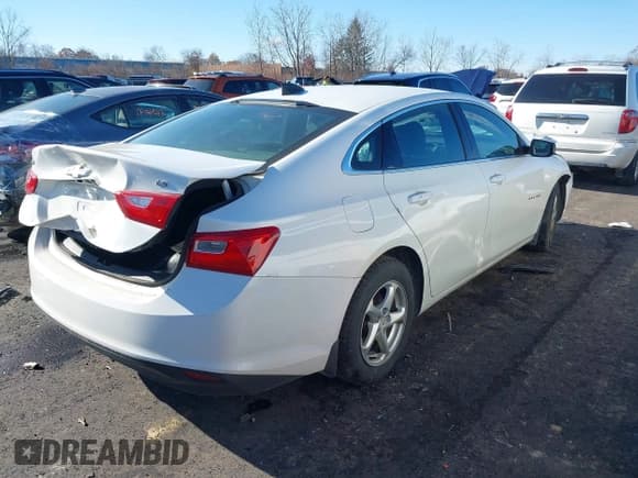 ✅ 2016 Chevrolet Malibu LS • VIN: 1G1ZB5ST6GF275233 • Лот: 43699426. Опубликован ранее на IAAI с пробегом 87 752 миль. Бесплатный доступ к архиву аукционных продаж из США и подробный отчёт об истории автомобиля на DreamBid. Изображение 4.
