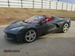 2024 Chevrolet Corvette 3LT с VIN 1G1YC3D45R5105117, выставлен на аукционе Copart как лот 41764625 с пробегом 254 миль миль и Списание • Salvage title. История ставок и продаж доступна на DreamBid. Изображение 1.