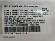 ✅ 2020 Honda Passport EX-L • VIN: 5FNYF8H50LB005186 • Lot: 54192225. Wystawiony na Copart z przebiegiem 60 873 mil. Bezpłatny archiwum sprzedaży aukcyjnych z USA i szczegółowy raport historii pojazdu na DreamBid. Zdjęcie 13.