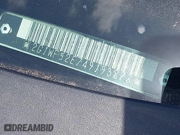 ✅ 2004 Chevrolet Impala • VIN: 2G1WF52E749193878 • Lot: 42821572. Listed on IAAI with 170,839 mi. Free auction sales archive from the USA and detailed vehicle history report at DreamBid. Image 9.