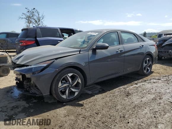 ✅ 2023 Hyundai Elantra SEL • VIN: KMHLS4AG3PU578716 • Lot: 53641225. Listed on Copart with 22,958 mi. Free auction sales archive from the USA and detailed vehicle history report at DreamBid. Image 1.