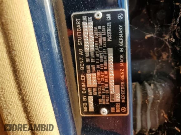 ✅ 1986 Mercedes-Benz 420 SEL • VIN: WDBCA35D1GA265651 • Lot: 80223714. Wystawiony na Copart z przebiegiem 104 989 mil. Bezpłatny archiwum sprzedaży aukcyjnych z USA i szczegółowy raport historii pojazdu na DreamBid. Zdjęcie 12.