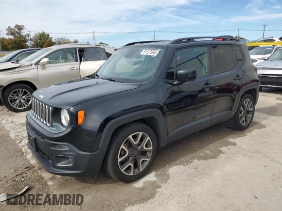 ✅ 2018 Jeep Renegade Latitude • VIN: ZACCJABB4JPG91981 • Lot: 91127895. Listed on Copart with 242,732 mi. Free auction sales archive from the USA and detailed vehicle history report at DreamBid. Image 1.