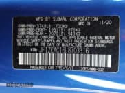 ✅ 2020 Subaru BRZ Limited • VIN: JF1ZCAC16L8703316 • Lot: 70058985. Listed on Copart with 28,051 mi. Free auction sales archive from the USA and detailed vehicle history report at DreamBid. Image 12.