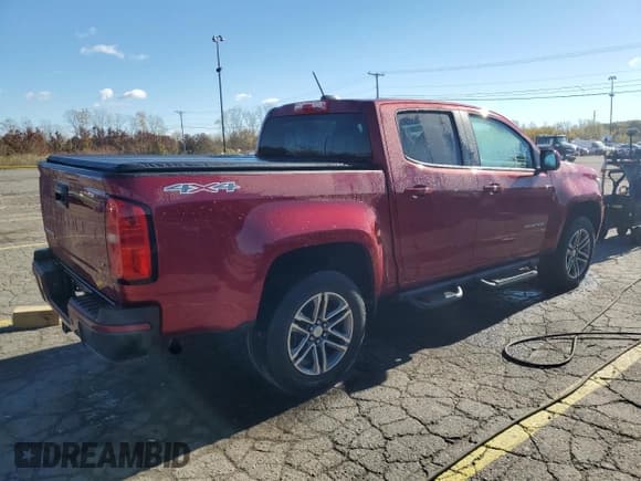 ✅ 2022 Chevrolet Colorado 4WD Work Truck • VIN: 1GCGTBEN7N1105884 • Lot: 87406335. Listed on Copart with 32,147 mi. Free auction sales archive from the USA and detailed vehicle history report at DreamBid. Image 3.