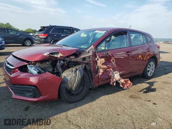 ✅ 2021 Subaru Impreza • VIN: 4S3GTAB64M3702954 • Лот: 62898885. Опубликован ранее на Copart с пробегом 28 349 миль. Бесплатный доступ к архиву аукционных продаж из США и подробный отчёт об истории автомобиля на DreamBid. Изображение 1.