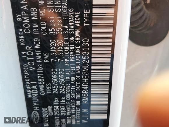 ✅ 2021 Hyundai Palisade SEL • VIN: KM8R4DHE8MU253130 • Лот: 71439594. Опубликован ранее на Copart с пробегом 54 410 миль. Бесплатный доступ к архиву аукционных продаж из США и подробный отчёт об истории автомобиля на DreamBid. Изображение 13.