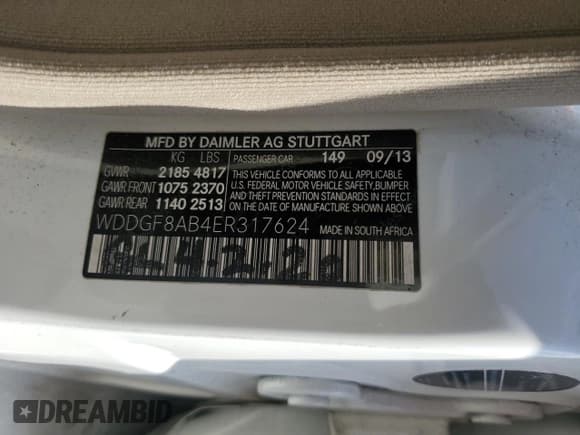 ✅ 2014 Mercedes-Benz C 300 Sport • VIN: WDDGF8AB4ER317624 • Lot: 82222635. Wystawiony na Copart z przebiegiem Nie podano. Bezpłatny archiwum sprzedaży aukcyjnych z USA i szczegółowy raport historii pojazdu na DreamBid. Zdjęcie 12.