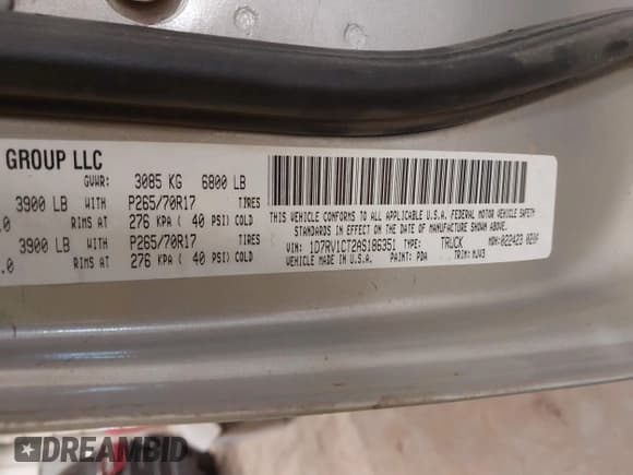 ✅ 2010 Dodge 1500 SLT • VIN: 1D7RV1CT2AS186351 • Lot: 40940549. Wystawiony na IAAI z przebiegiem 170 165 mil. Bezpłatny archiwum sprzedaży aukcyjnych z USA i szczegółowy raport historii pojazdu na DreamBid. Zdjęcie 9.