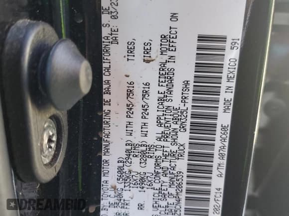 ✅ 2023 Toyota Tacoma SR5 • VIN: 3TMAZ5CN4PM206539 • Lot: 86633015. Wystawiony na Copart z przebiegiem 23 973 mil. Bezpłatny archiwum sprzedaży aukcyjnych z USA i szczegółowy raport historii pojazdu na DreamBid. Zdjęcie 13.