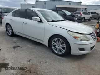 2009 Hyundai Genesis z VIN KMHGC46F19U060072, wystawiony jako Copart lot #76146664 z przebiegiem 72 167 mil mil oraz Szkoda całkowita • Salvage title. Historia ofert i sprzedaży dostępna na DreamBid. Obrazek 4.