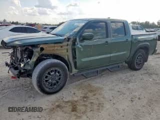 2024 Nissan Frontier SV with VIN 1N6ED1EJ6RN653883, listed as a Copart auction lot 81664785 with 31,805 mi miles and Salvage title. Bid and sale history available at DreamBid. Image 1.