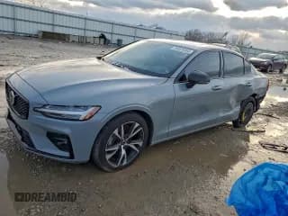 ✅ 2024 Volvo S60 Core Dark Theme • VIN: 7JRL12TK8RG319932 • Lot: 95529365. Listed on Copart with 43,681 mi. Free auction sales archive from the USA and detailed vehicle history report at DreamBid. Image 1.