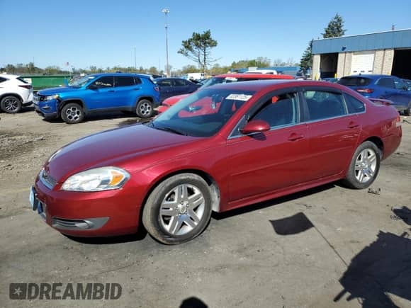 2010 Chevrolet Impala LT with VIN 2G1WB5EK6A1226621, listed as a Copart auction lot 82381125 with 111,901 mi miles and Salvage title. Bid and sale history available at DreamBid. Image 1.
