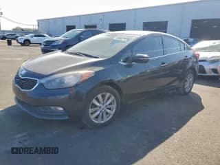✅ 2014 Kia Forte EX • VIN: KNAFX4A84E5056483 • Lot: 93906775. Listed on Copart with 104,163 mi. Free auction sales archive from the USA and detailed vehicle history report at DreamBid. Image 1.
