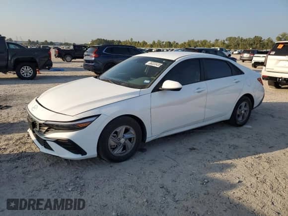 2024 Hyundai Elantra SE with VIN KMHLL4DG9RU821280, listed as a Copart auction lot 86333435 with 9,425 mi miles and Clean title. Bid and sale history available at DreamBid. Image 1.