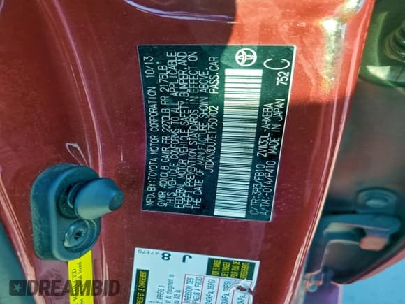 ✅ 2014 Toyota Prius Three • VIN: JTDKN3DU7E1750702 • Лот: 94692325. Опубликован ранее на Copart с пробегом 211 508 миль. Бесплатный доступ к архиву аукционных продаж из США и подробный отчёт об истории автомобиля на DreamBid. Изображение 12.