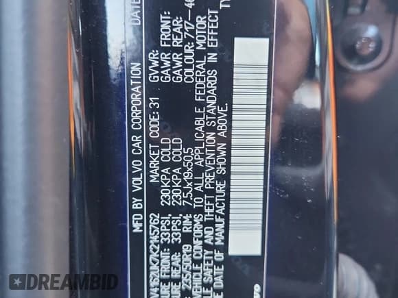 ✅ 2019 Volvo XC40 Momentum • VIN: YV4162UK7K2145762 • Lot: 65578905. Listed on Copart with 43,928 mi. Free auction sales archive from the USA and detailed vehicle history report at DreamBid. Image 14.