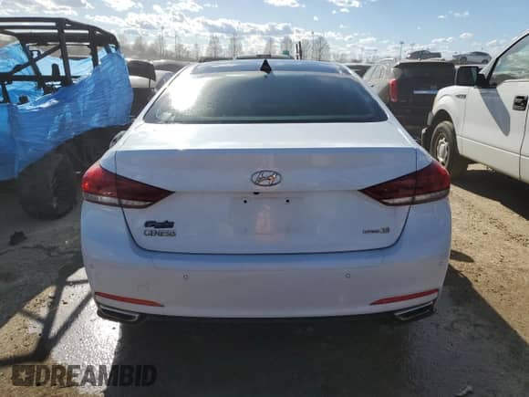 2015 Hyundai Genesis 3.8L z VIN KMHGN4JE9FU099044, wystawiony jako Copart lot #43276334 z przebiegiem 95 230 mil mil oraz Szkoda całkowita • Salvage title. Historia ofert i sprzedaży dostępna na DreamBid. Obrazek 6.
