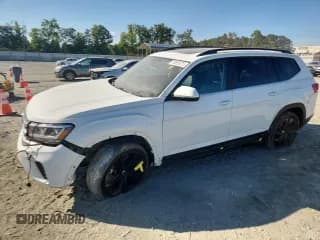 ✅ 2022 Volkswagen Atlas SE • VIN: 1V2JP2CAXNC560404 • Лот: 70809375. Опубликован ранее на Copart с пробегом 45 123 миль. Бесплатный доступ к архиву аукционных продаж из США и подробный отчёт об истории автомобиля на DreamBid. Изображение 1.