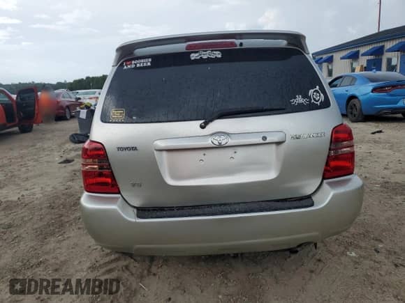 2001 Toyota Highlander с VIN JTEGF21A110023025, выставлен на аукционе Copart как лот 63269755 с пробегом Не указан миль и На запчасти • Non repairable. История ставок и продаж доступна на DreamBid. Изображение 6.