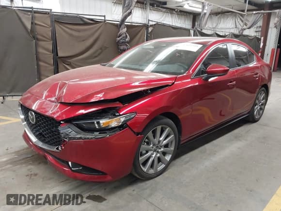 ✅ 2025 Mazda 3 S Preferred • VIN: JM1BPACM7S1779872 • Lot: 43622725. Listed on IAAI with 6,176 mi. Free auction sales archive from the USA and detailed vehicle history report at DreamBid. Image 2.