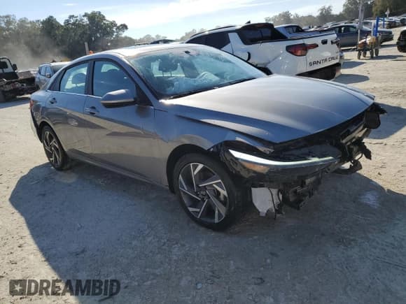 ✅ 2025 Hyundai Elantra SEL Convenience • VIN: KMHLS4DG7SU867120 • Lot: 93107545. Listed on Copart with 33,345 mi. Free auction sales archive from the USA and detailed vehicle history report at DreamBid. Image 4.