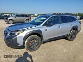 ✅ 2025 Subaru Outback Wilderness • VIN: 4S4BTGUD1S3223943 • Lot: 93631375. Listed on Copart with 23,522 mi. Free auction sales archive from the USA and detailed vehicle history report at DreamBid. Image 1.