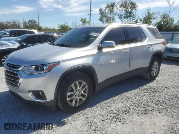 ✅ 2018 Chevrolet Traverse LT Cloth • VIN: 1GNERGKW3JJ255265 • Lot: 91240185. Listed on Copart with 118,696 mi. Free auction sales archive from the USA and detailed vehicle history report at DreamBid. Image 1.