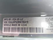 ✅ 2021 Jeep Wrangler Unlimited Sahara • VIN: 1C4JJXP63MW765419 • Lot: 43395036. Listed on IAAI with 43,645 mi. Free auction sales archive from the USA and detailed vehicle history report at DreamBid. Image 9.