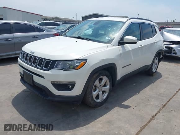 ✅ 2019 Jeep Compass Latitude • VIN: 3C4NJCBB4KT616437 • Лот: 42049491. Опубликован ранее на IAAI с пробегом 42 495 миль. Бесплатный доступ к архиву аукционных продаж из США и подробный отчёт об истории автомобиля на DreamBid. Изображение 2.