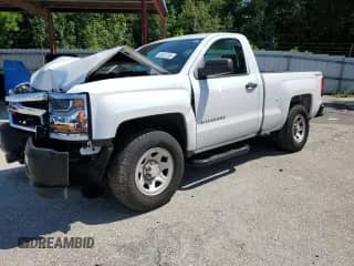 2016 Chevrolet Silverado 1500 LS с VIN 1GCNKNEC2GZ417884, выставлен на аукционе Copart как лот 68921265 с пробегом 29 519 миль миль и Списание • Salvage title. История ставок и продаж доступна на DreamBid. Изображение 1.