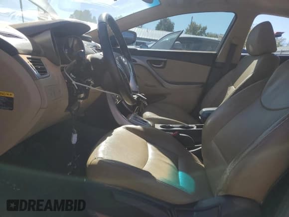 ✅ 2012 Hyundai Elantra Limited • VIN: 5NPDH4AE2CH105657 • Lot: 85883305. Listed on Copart with Not provided. Free auction sales archive from the USA and detailed vehicle history report at DreamBid. Image 7.