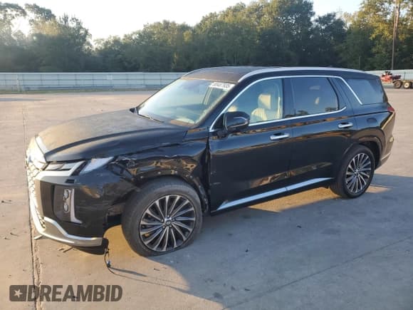✅ 2023 Hyundai Palisade Calligraphy • VIN: KM8R74GEXPU519566 • Lot: 80487935. Listed on Copart with 45,440 mi. Free auction sales archive from the USA and detailed vehicle history report at DreamBid. Image 1.