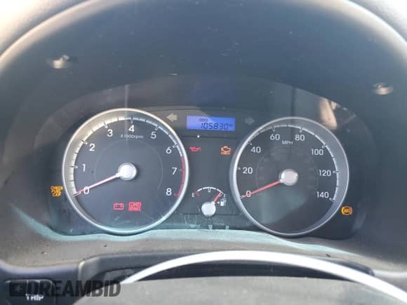 ✅ 2010 Hyundai Accent GS • VIN: KMHCM3ACXAU169637 • Лот: 85195645. Опубликован ранее на Copart с пробегом 105 830 миль. Бесплатный доступ к архиву аукционных продаж из США и подробный отчёт об истории автомобиля на DreamBid. Изображение 9.