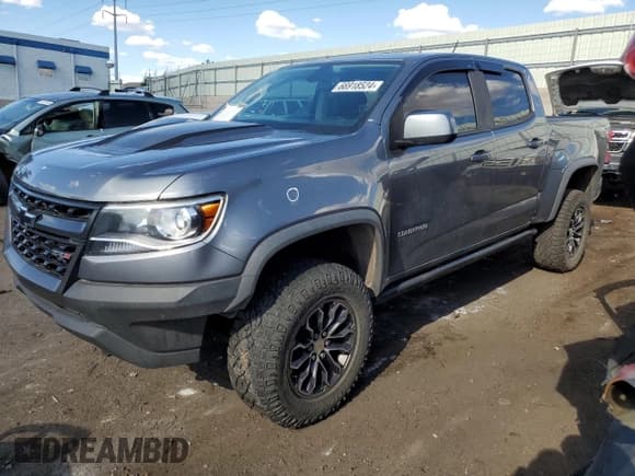 ✅ 2019 Chevrolet Colorado 4WD ZR2 • VIN: 1GCGTEEN1K1349673 • Лот: 66918524. Опубликован ранее на Copart с пробегом 81 823 миль. Бесплатный доступ к архиву аукционных продаж из США и подробный отчёт об истории автомобиля на DreamBid. Изображение 1.