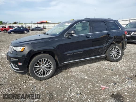 ✅ 2018 Jeep Grand Cherokee Summit • VIN: 1C4RJFJG1JC102524 • Lot: 54591835. Listed on Copart with 51,581 mi. Free auction sales archive from the USA and detailed vehicle history report at DreamBid. Image 1.