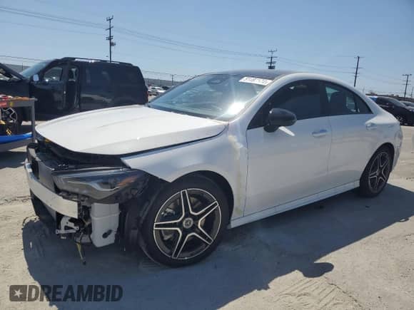 2024 Mercedes-Benz CLA 250 с VIN W1K5J4GB2RN457450, выставлен на аукционе Copart как лот 51487574 с пробегом 969 миль миль и Списание • Salvage title. История ставок и продаж доступна на DreamBid. Изображение 1.