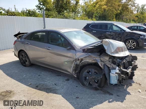 2022 Hyundai Elantra Blue с VIN KMHLM4AJ0NU023709, выставлен на аукционе Copart как лот 80436655 с пробегом Не указан миль и Списание • Salvage title. История ставок и продаж доступна на DreamBid. Изображение 4.