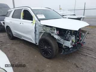 2024 Hyundai Palisade Calligraphy с VIN KM8R7DGE1RU735874, выставлен на аукционе IAAI как лот 41021617 с пробегом 6 926 миль миль и . История ставок и продаж доступна на DreamBid. Изображение 1.