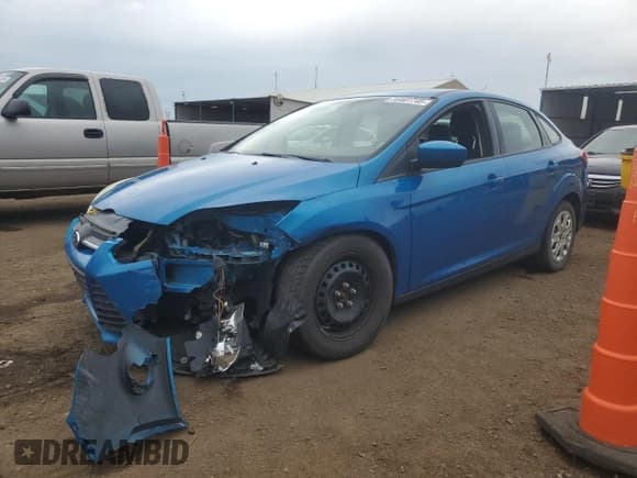 ✅ 2012 Ford Focus SE • VIN: 1FAHP3F28CL195928 • Lot: 56401745. Listed on Copart with 192,779 mi. Free auction sales archive from the USA and detailed vehicle history report at DreamBid. Image 1.