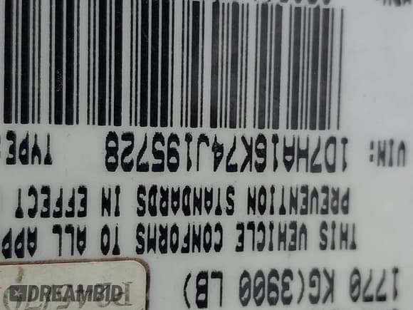 ✅ 2004 Dodge 1500 ST • VIN: 1D7HA16K74J195728 • Лот: 43445906. Опубликован ранее на IAAI с пробегом 179 753 миль. Бесплатный доступ к архиву аукционных продаж из США и подробный отчёт об истории автомобиля на DreamBid. Изображение 9.