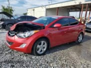 ✅ 2013 Hyundai Elantra Limited • VIN: KMHDH4AE9DU971309 • Lot: 68315925. Listed on Copart with 12,468 mi. Free auction sales archive from the USA and detailed vehicle history report at DreamBid. Image 1.