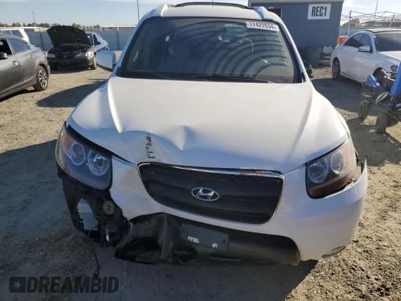 ✅ 2007 Hyundai Santa Fe SE • VIN: 5NMSH13EX7H019454 • Lot: 77422034. Listed on Copart with 54,382 mi. Free auction sales archive from the USA and detailed vehicle history report at DreamBid. Image 5.