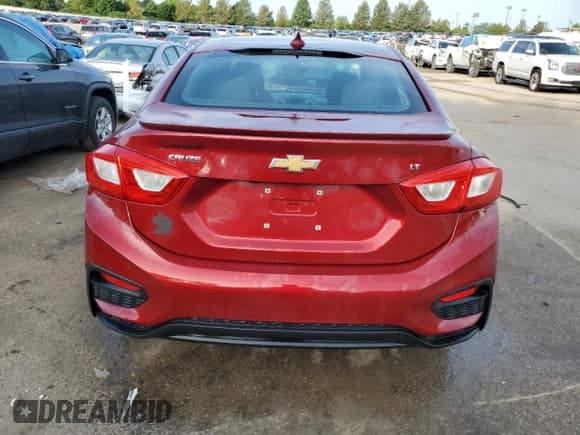 ✅ 2017 Chevrolet Cruze LT • VIN: 1G1BE5SM1H7146782 • Lot: 65485514. Listed on Copart with 41,889 mi. Free auction sales archive from the USA and detailed vehicle history report at DreamBid. Image 6.