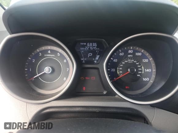 ✅ 2011 Hyundai Elantra Limited • VIN: KMHDH4AE1BU118996 • Lot: 67650955. Listed on Copart with 227,645 mi. Free auction sales archive from the USA and detailed vehicle history report at DreamBid. Image 9.